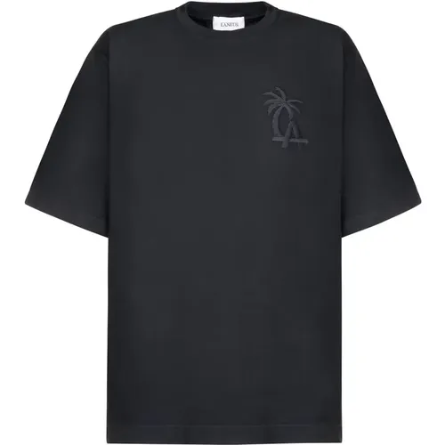 Cotton T-shirt Model S4Lauath030 , male, Sizes: 2XL, L, S - Laneus - Modalova