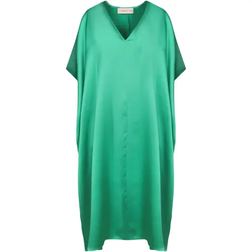 Grünes Kleid für Frauen , Damen, Größe: XS - Blanca Vita - Modalova
