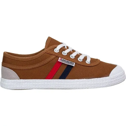 Retro Canvas Schuh Adobe , Herren, Größe: 37 EU - Kawasaki - Modalova