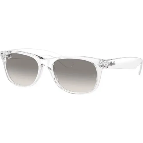 Transparent Grey Wayfarer Sunglasses , unisex, Sizes: 55 MM - Ray-Ban - Modalova