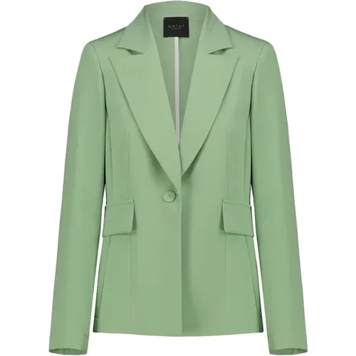 Elegante Grüne Jacke , Damen, Größe: XS - Nathi Luxury - Modalova