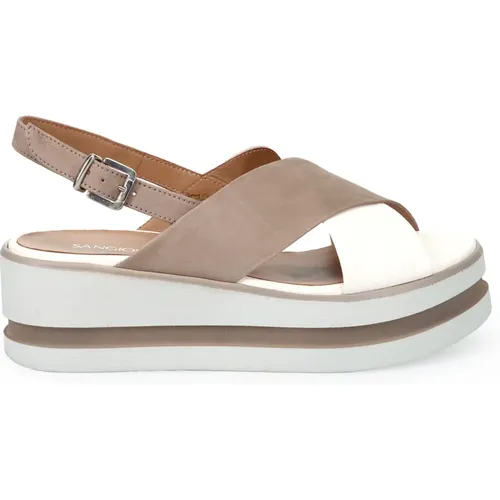 Wedge Sandals , female, Sizes: 3 UK - Sangiorgio - Modalova