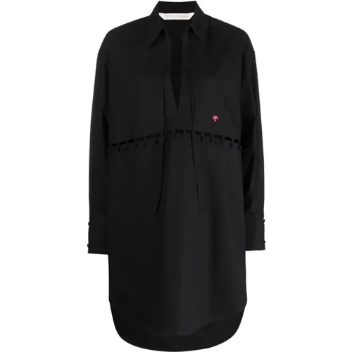 Shirt Dress , female, Sizes: 2XS, XS, 3XS - Palm Angels - Modalova