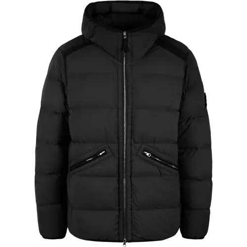 Seamless Tunnel Nylon Down Jacket , male, Sizes: S - Stone Island - Modalova