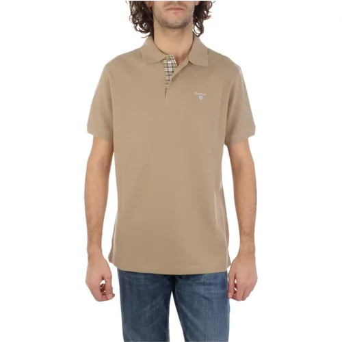 Tartan Pique Polo Shirt , male, Sizes: L, S, XL, M - Barbour - Modalova