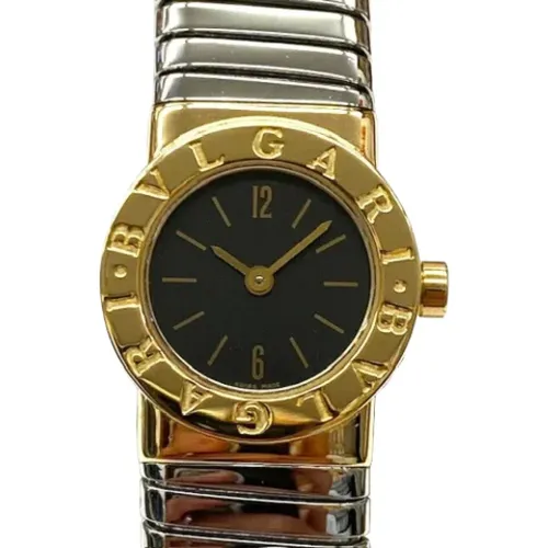 Pre-owned Stainless Steel watches , female, Sizes: ONE SIZE - Bvlgari Vintage - Modalova