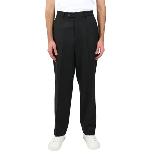 Wool Blend Pants with Elastic Waist , male, Sizes: M, XL, L, S - Mauro Grifoni - Modalova