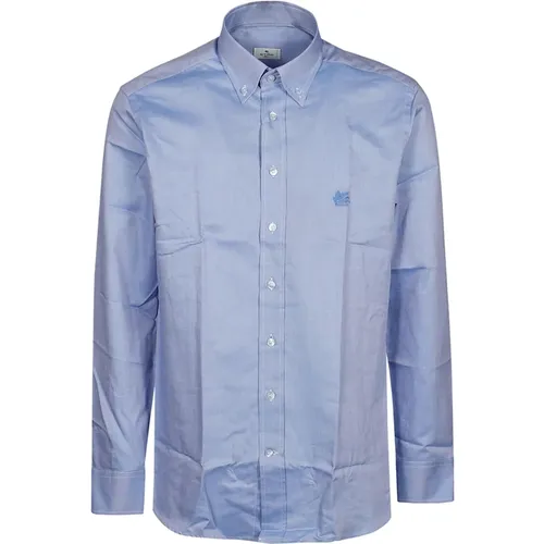 Logo Button Down Shirt , male, Sizes: 3XL, XL, M, L, 2XL, 4XL - ETRO - Modalova