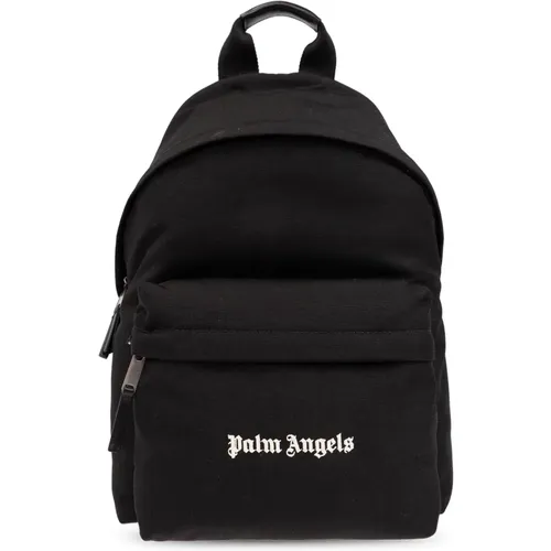 Backpack with logo , female, Sizes: ONE SIZE - Palm Angels - Modalova