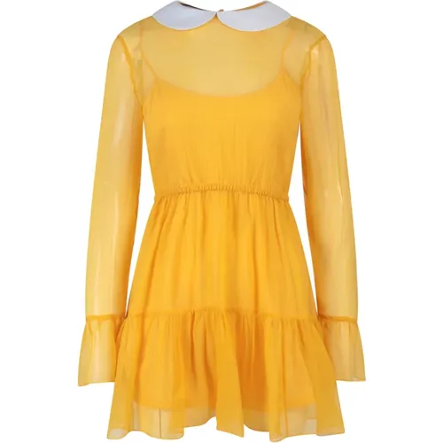 Damenbekleidung Kleid Gelb Ss23 - Gucci - Modalova