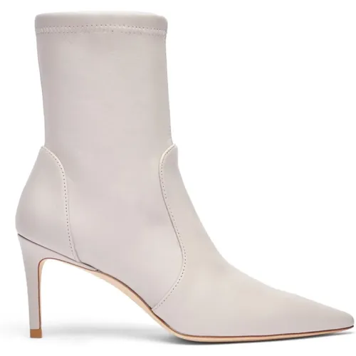 Modernes Stretch-Bootie , Damen, Größe: 37 1/2 EU - Stuart Weitzman - Modalova