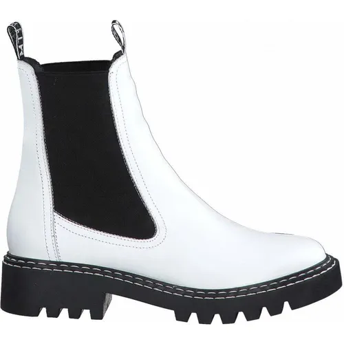 Casual Leather Ankle Boots , female, Sizes: 6 UK - tamaris - Modalova