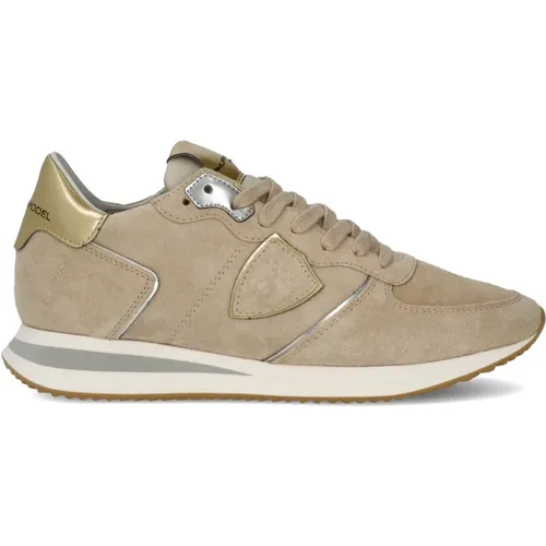 Suede Tropez 2.1 Sneaker , Damen, Größe: 35 EU - Philippe Model - Modalova