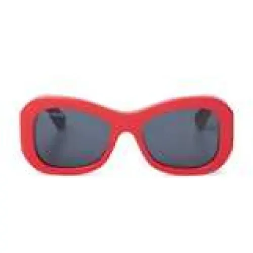 Rote Sonnenbrille - Ultimative Fashion-Aussage - Off White - Modalova