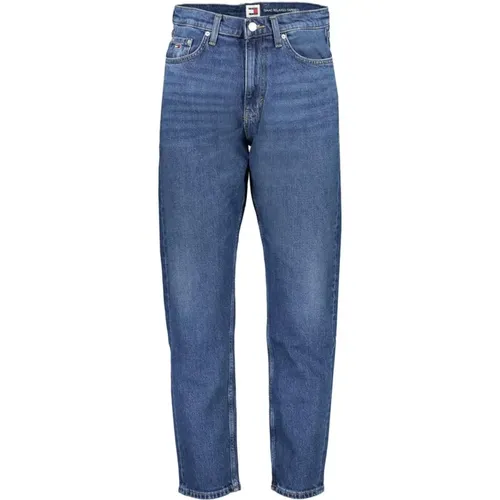 Bestickte lockere schmal zulaufende Baumwolljeans , Herren, Größe: W31 L32 - Tommy Hilfiger - Modalova