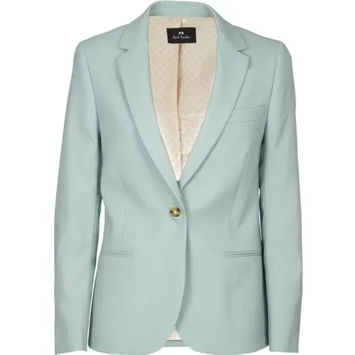 Wool Jacket Central Vent , female, Sizes: S - PS By Paul Smith - Modalova