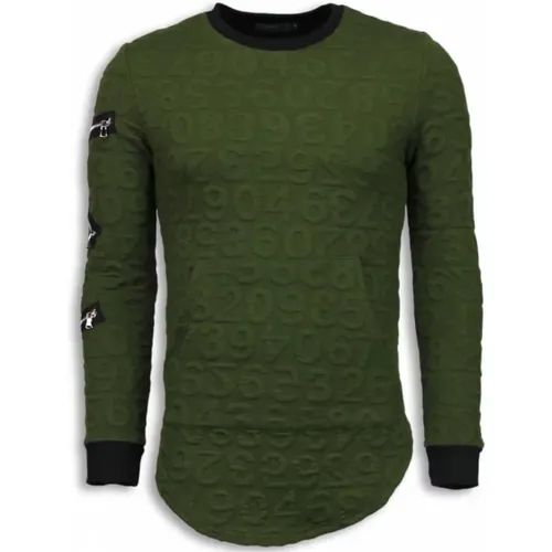 D Numbered Pocket Long Fit - Men Sweater - T-7633G , male, Sizes: M, S - True Rise - Modalova