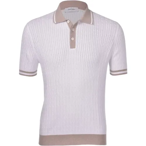 Tennis Shirt Short Sleeve , male, Sizes: L, XL - Gran Sasso - Modalova