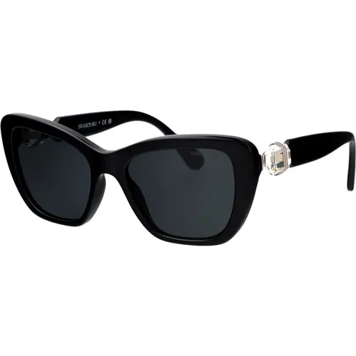 Stylish Sunglasses with Model 0Sk6018 , female, Sizes: 52 MM - Swarovski - Modalova