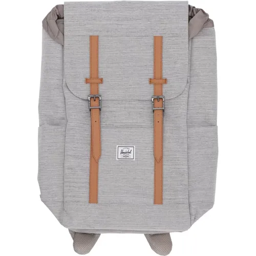 Light Grey Crosshatch Backpack with Laptop Pocket , unisex, Sizes: ONE SIZE - Herschel - Modalova