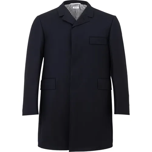 Chesterfield Overcoat , male, Sizes: L - Thom Browne - Modalova