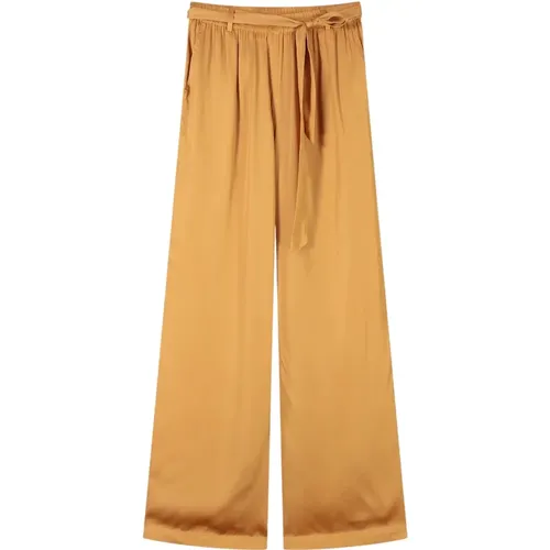 Camel Pants 4s2550-12046 , female, Sizes: M - Summum Woman - Modalova