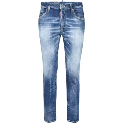 Slim-fit Denim Jeans für Herren , Herren, Größe: XS - Dsquared2 - Modalova