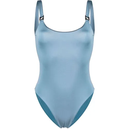 Shiny swimsuit , female, Sizes: 2XS, XS, M - Fendi - Modalova