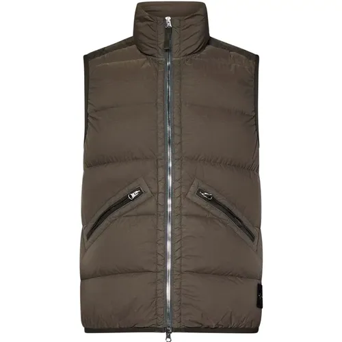 Beige Jacket Aw24 Lightweight Vest , male, Sizes: M - Stone Island - Modalova