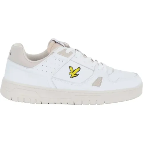 Sneakers in Ton-in-Ton mit gesticktem Logo , Herren, Größe: 45 EU - Lyle & Scott - Modalova