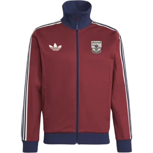 Arsenal Beckenbauer Track Top Maroon , Herren, Größe: L - Adidas - Modalova