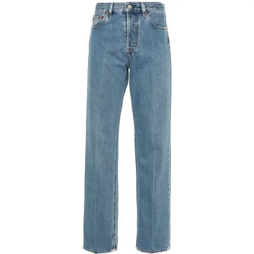 Denim Jeans Straight Leg , female, Sizes: W29, W30, W28, W27, W26, W25 - Gucci - Modalova