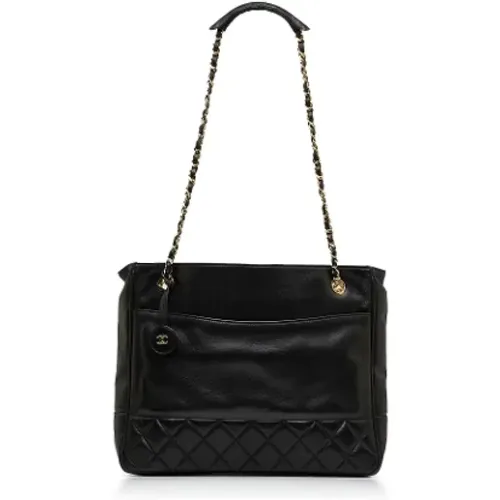 Pre-owned Leather totes , female, Sizes: ONE SIZE - Chanel Vintage - Modalova