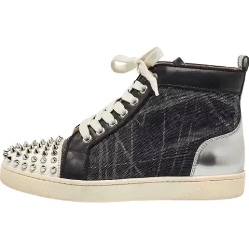 Pre-owned Leather sneakers , female, Sizes: 4 1/2 UK - Christian Louboutin Pre-owned - Modalova