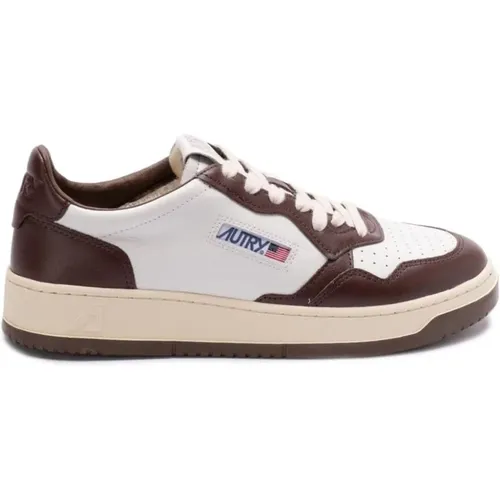 White Leather Panel Sneaker , male, Sizes: 8 UK, 11 UK, 7 UK, 10 UK, 9 UK, 6 UK - Autry - Modalova