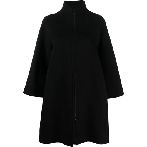 High-Neck Felted Coat , female, Sizes: 2XS - Gianluca Capannolo - Modalova