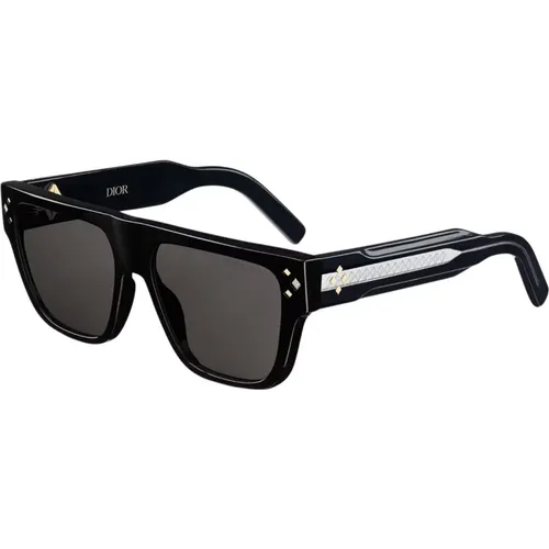Contemporary Square Sunglasses with CD Diamond Detail , female, Sizes: 55 MM - Dior - Modalova