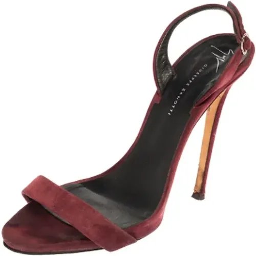 Pre-owned Suede sandals , female, Sizes: 8 UK - Giuseppe Zanotti Pre-owned - Modalova