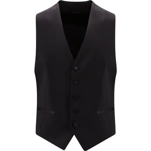 Wool Suit Vest , male, Sizes: 2XL - Tagliatore - Modalova