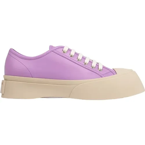 Lilac Sneakers, Stylish Men`s Footwear , male, Sizes: 10 UK - Marni - Modalova