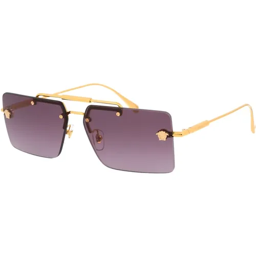 Stylish Sunglasses with Model 0Ve2245 , female, Sizes: 60 MM - Versace - Modalova