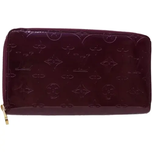Pre-owned Lilla Skinn Zippy Wallet , female, Sizes: ONE SIZE - Louis Vuitton Vintage - Modalova