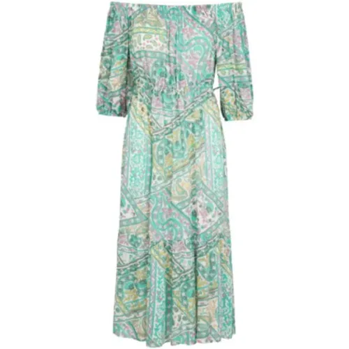 Faga Kleid - Größe 3, Farbe 107 - Grün - BA&SH - Modalova