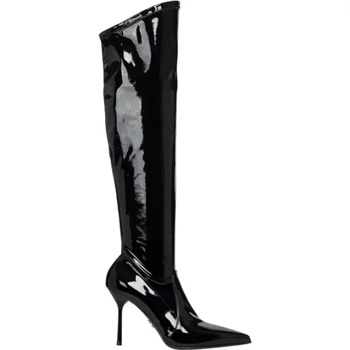 High Heel Boots, Solid Color , female, Sizes: 4 UK, 3 UK, 8 UK, 7 UK - Sergio Levantesi - Modalova