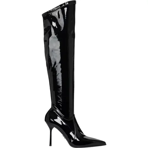 High Heel Boots, Solid Color , female, Sizes: 4 UK, 8 UK - Sergio Levantesi - Modalova