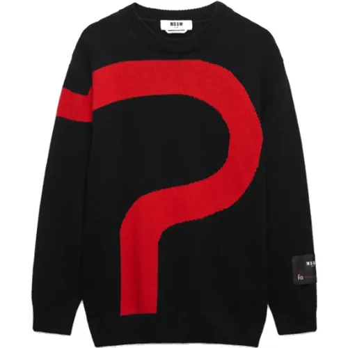 Wool Blend Sweater , male, Sizes: M, L, S - Msgm - Modalova