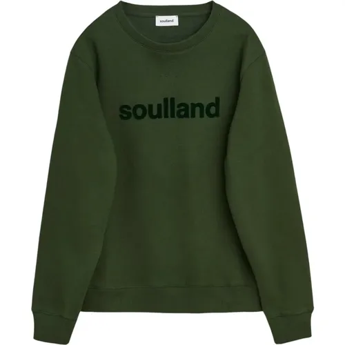Relaxed-fit Crewneck-Sweatshirt , unisex, Größe: S/M - Soulland - Modalova
