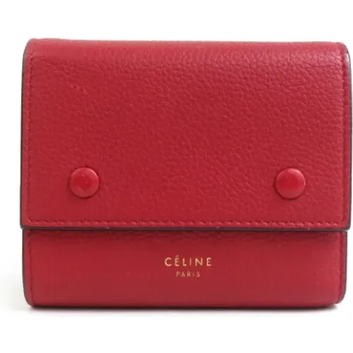 Pre-owned Leather wallets , female, Sizes: ONE SIZE - Celine Vintage - Modalova