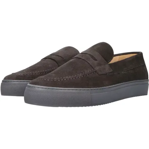 Grey Lace-up Shoes , male, Sizes: 11 UK - Goosecraft - Modalova
