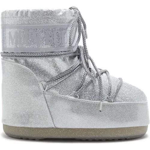 Niedrige Glitter Icon Sneakers - moon boot - Modalova
